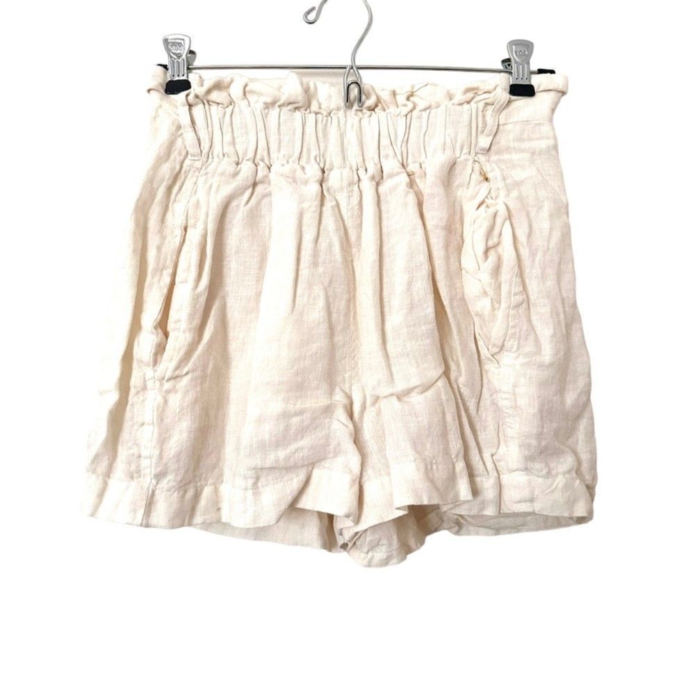 WINSTON WHITE Linen Blend High Rise Short Sz S